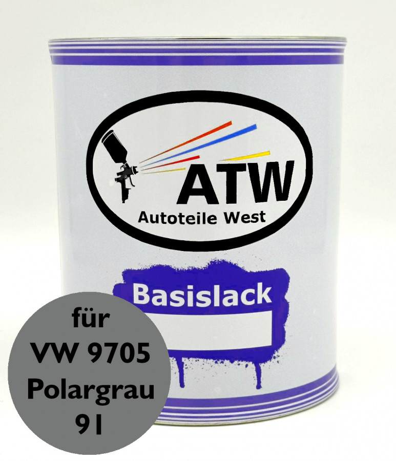 Autolack für VW 9705 Polargrau 91